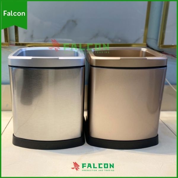 Thùng rác nano không nắp được công ty Falcon cung cấp chất lượng